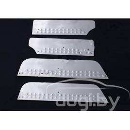 Накладки на дверные пороги (нерж.) 4 шт. для Caravelle T4